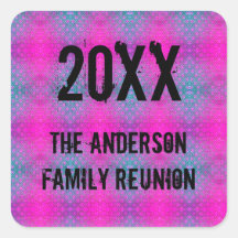 Family Reunion Neon Tie Dye annual Picnic