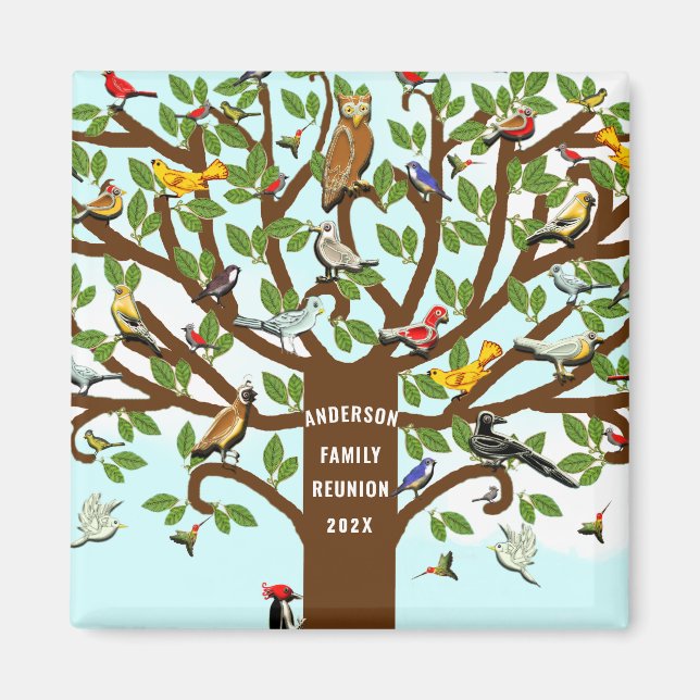 Family Reunion Party favors Magnet (Framsidan)