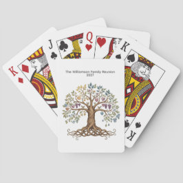 Family Reunion Poker Cards – Roots & Branches Casinokort