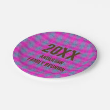 Family Reunion Retro Neon Tie Dye Picnic