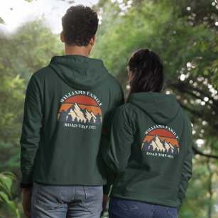 Family Reunion Road Resa Mountain Front & Back Hoodie