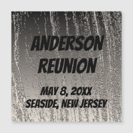 Family Reunion Silver Rand Keepsaki-meddelande