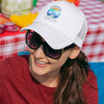 Family Reunion Sommar Beach Handflatan Träd Keps<br><div class="desc">Familjeåterförening Sommarboden Handflatan Träd Sol Retro Stil Truckerkeps Cap. Många färg att välja mellan. Underbar för familjeåterföreningssemester från camping på stranden till en båtkryssning. Anpassa med din familj namn,  plats,  år eller datum och mycket annat. Blå text i flottan eller välj en egen färg.</div>