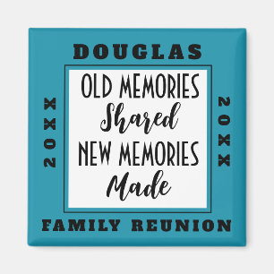 Family Reunion Souvenir Välj ett Färg Sq Magnet