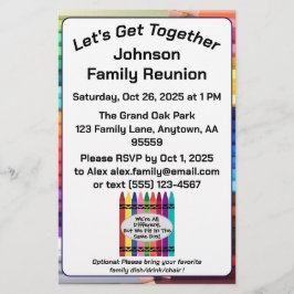 Family Reunion Stationery Paper Brevpapper