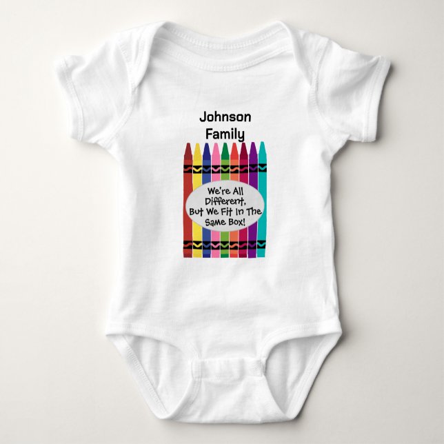 Family Reunion T-Shirt Baby Body Suit Outfit (Framsida)