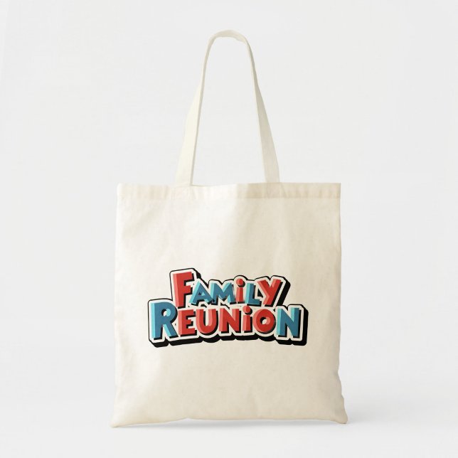 Family Reunion Tote Bag Tygkasse ("Family memories in every bag")
