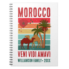 Family Reunion Vacation Morocco Trip Group  Anteckningsbok