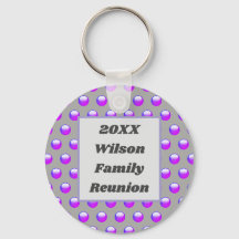 Family Reunion Vibrant Lila Polka Dot Keepsaké