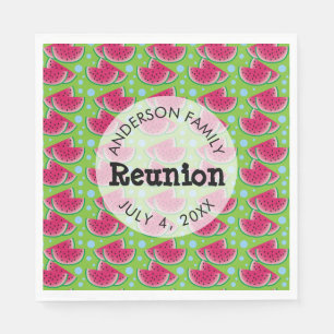 Family Reunion Watermelon Background Pappersservett