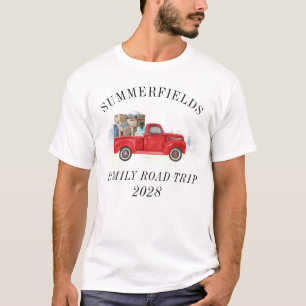 Family Road Resa, sommarvakning Matching Pappa T Shirt