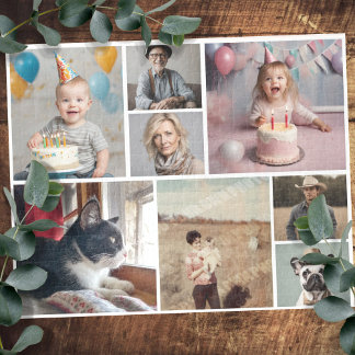 Family Roligt 8 Många Photo Pussel