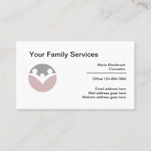 Family Services-Affärskort Design Visitkort