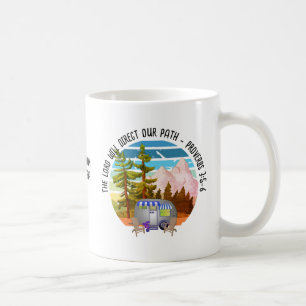 Family Summer Camping Christian Van Life Kaffemugg