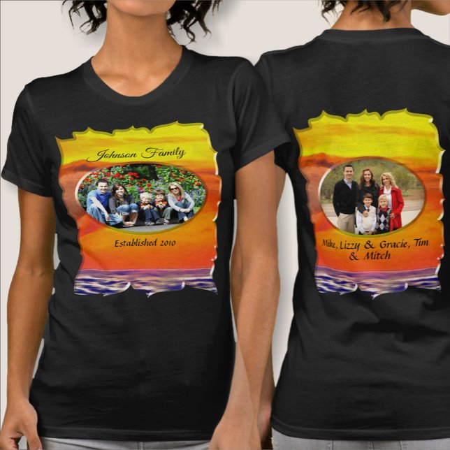 Family Sunset 2443 T Shirt (Skapare uppladdad)