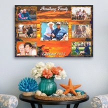 Family Sunset Collage 2584 Art.