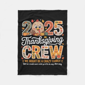 Family Thanksgiving 2025 Thanksgiving Crew Turkiet Fleecefilt