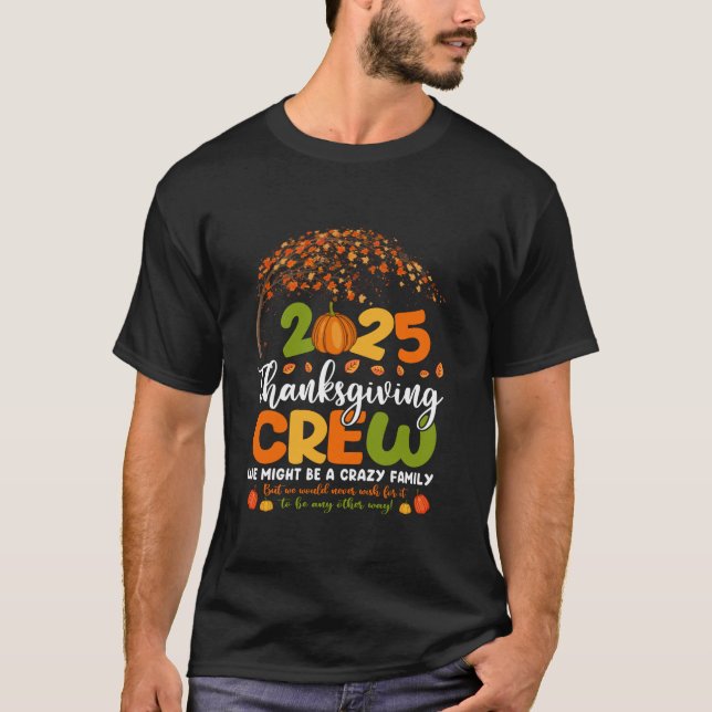 Family Thanksgiving 2025 Thanksgiving Crew Turkiet T Shirt (Framsida)