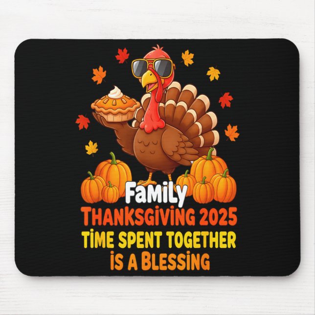 Family Thanksgiving Crew 2025 Funny Turkey Matchin Musmatta (Framsidan)