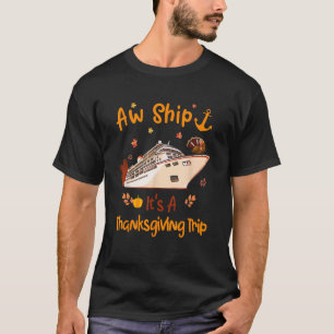 Family Thanksgiving Cruise 2023 Lycklig Autumn Cru T Shirt