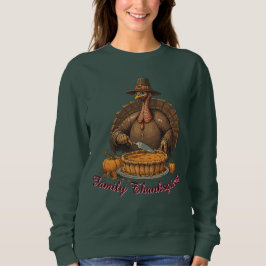Family Thanksgiving Turkey Pie T Shirt
