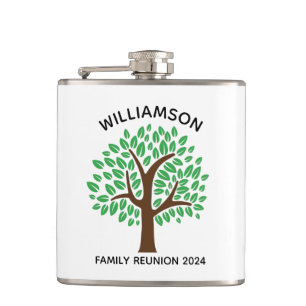 Family Träd Anpassningsbar Reunion Keepsaké Gift Fickplunta