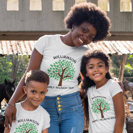 Family Träd Cute Anpassningsbar Matching Reunion T Shirt