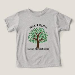 Family Träd Cute Anpassningsbar Reunion Party T Shirt