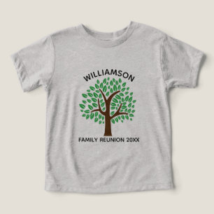Family Träd Cute Anpassningsbar Reunion Party T Shirt
