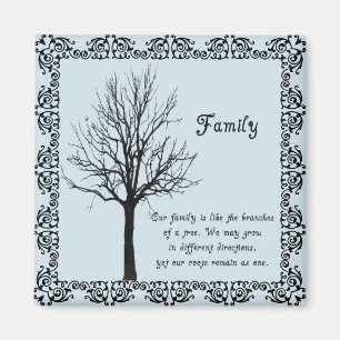 FAMILY TRÄD-magnet Magnet