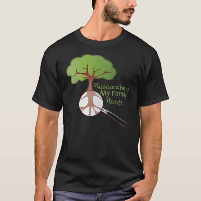 Family Träd One Ancestor Tee (Framsida)