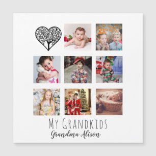 Family Träd Photo Collage Grandma Grandmor Gift