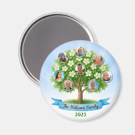 Family Träd Photo Kärlek Gathering keepsaké Gift Magnet
