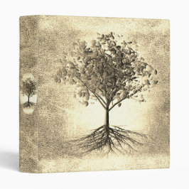Family Träd Rustic Album 3 Ring Binder