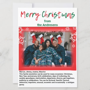 Family Update-nyheter 🎄 ✨ Julfoto Julkort