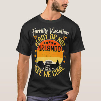 Family Vacation 2021 Orlando Florida Road Resa Bea T Shirt