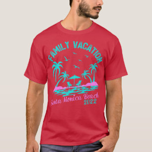 Family Vacation 2022 Handflatan Kalifornien Santa T Shirt