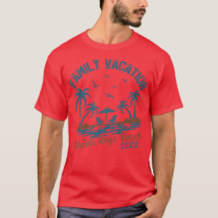 Family Vacation 2022 Handflatan Träd Florida Nyckl T Shirt