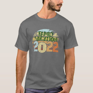 Family Vacation 2022 Summer Island Beach Familia V T Shirt