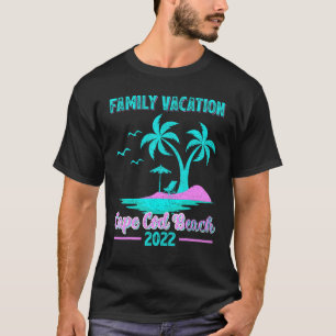 Family Vacation 2022 Vintage Massachusetts Cape Co T Shirt