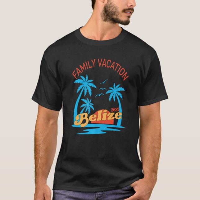 Family Vacation 2023 Belize Matching Group, sommar T Shirt (Framsida)