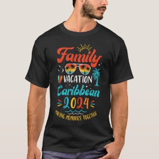 Family Vacation 2024 Caribbean Matching Summer Vac T Shirt