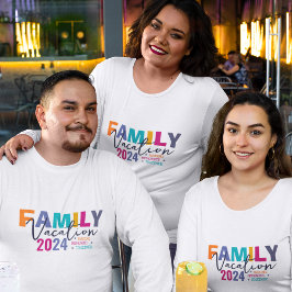 Family Vacation 2024 Skapar minnen tillsammans T Shirt