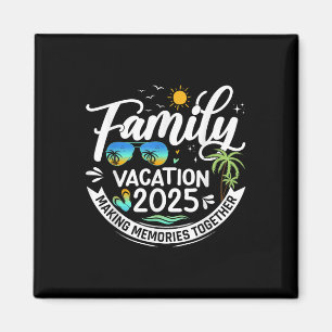 Family Vacation 2025 Beach Matching Summer Vacatio Magnet