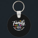 Family Vacation 2025 Beach Matching Summer Vacatio Nyckelring<br><div class="desc">Family Vacation 2025 Beach Matching Summer Vacation 2025 3</div>
