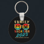 Family Vacation 2025 Beach Matching Summer Vacatio Nyckelring<br><div class="desc">Familjevakation 2025 Beach Matching Summer Vacation 2025 5</div>