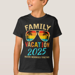 Family Vacation 2025 Beach Matching Summer Vacatio T Shirt