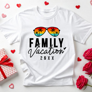 Family Vacation 2025 Beach Squad Travel Sommar T Shirt