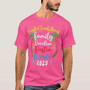Family Vacation 2025 Florida Crystal Sands Beach D T Shirt