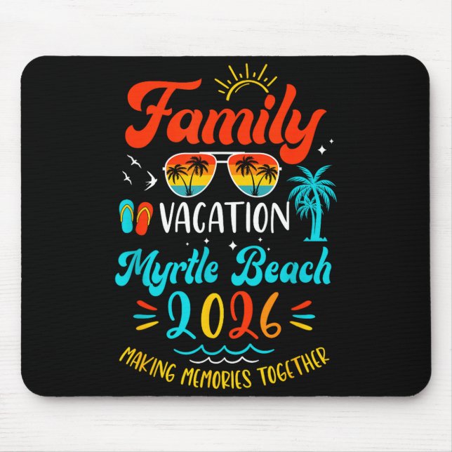 Family Vacation 2026 Myrtle Beach Matching Summer  Musmatta (Framsidan)